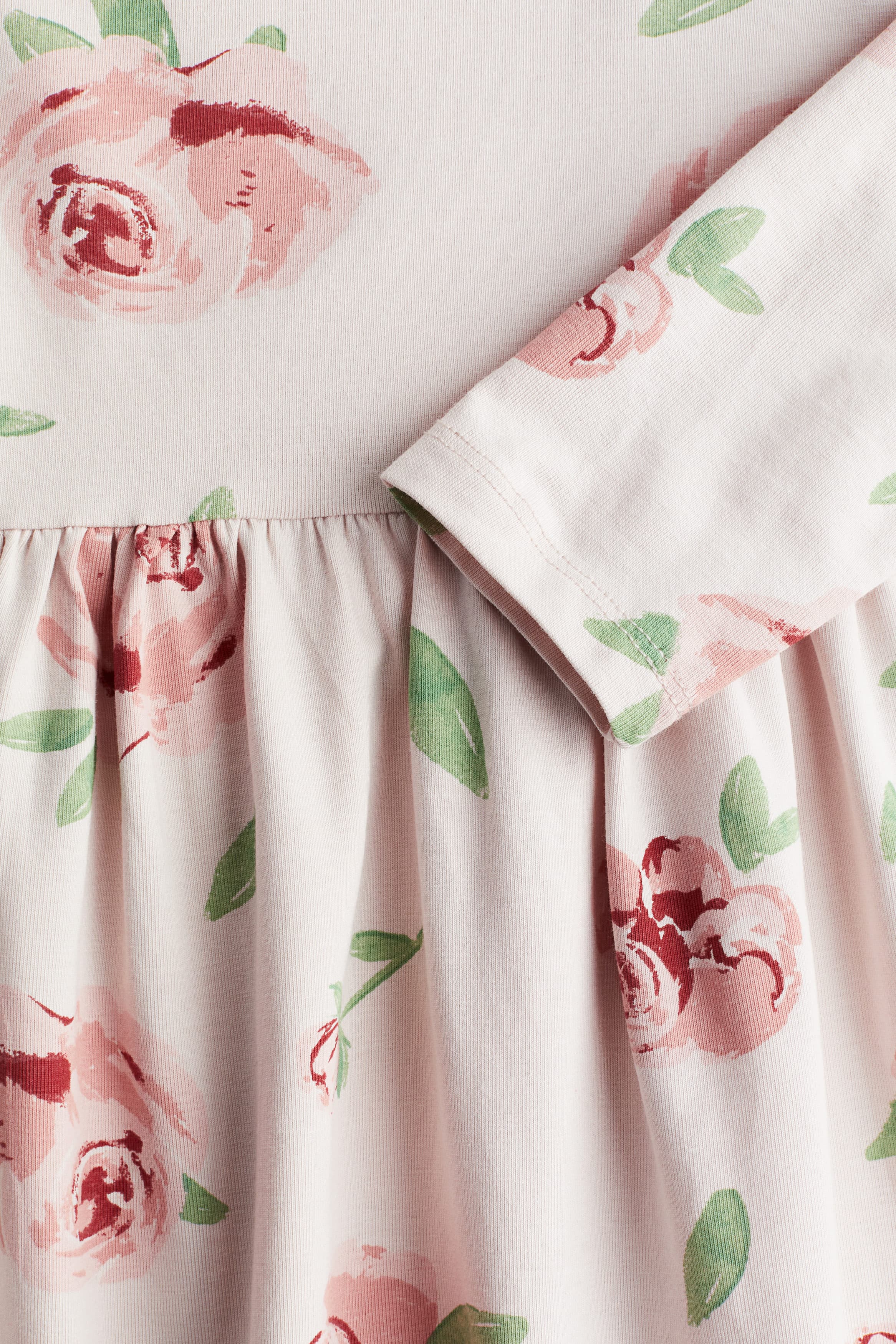 Printed cotton dress