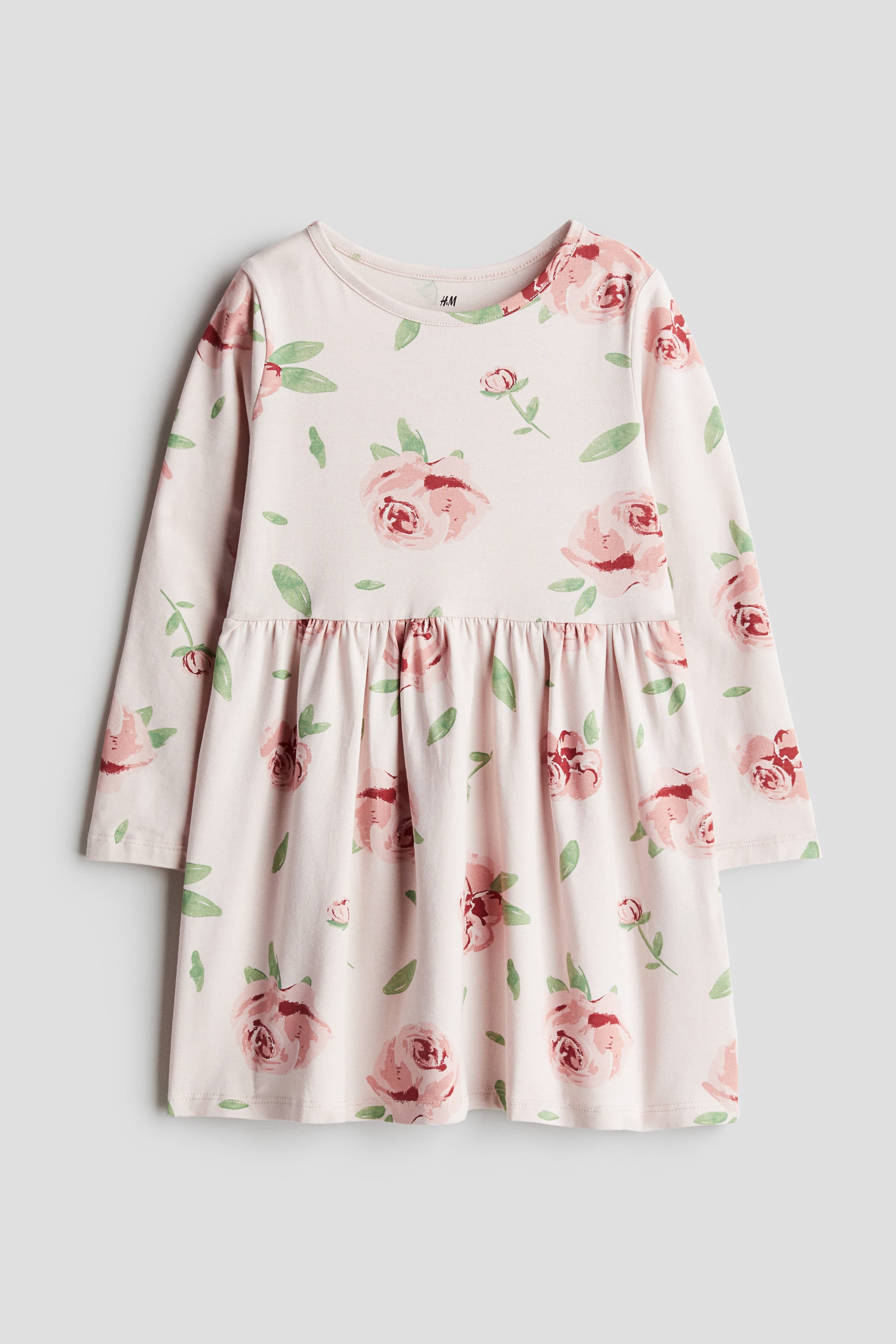 Printed cotton dress - detail