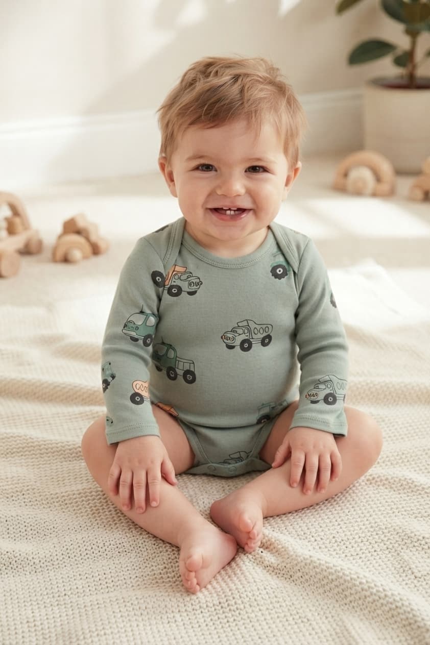 Long-sleeved bodysuit